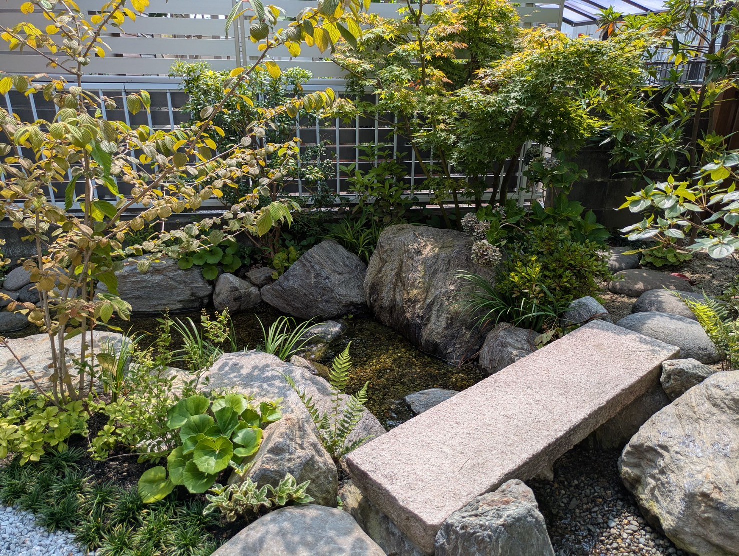 流れのあるお庭 ｜ 福岡市｜エクステリア・ガーデニング｜千年翠